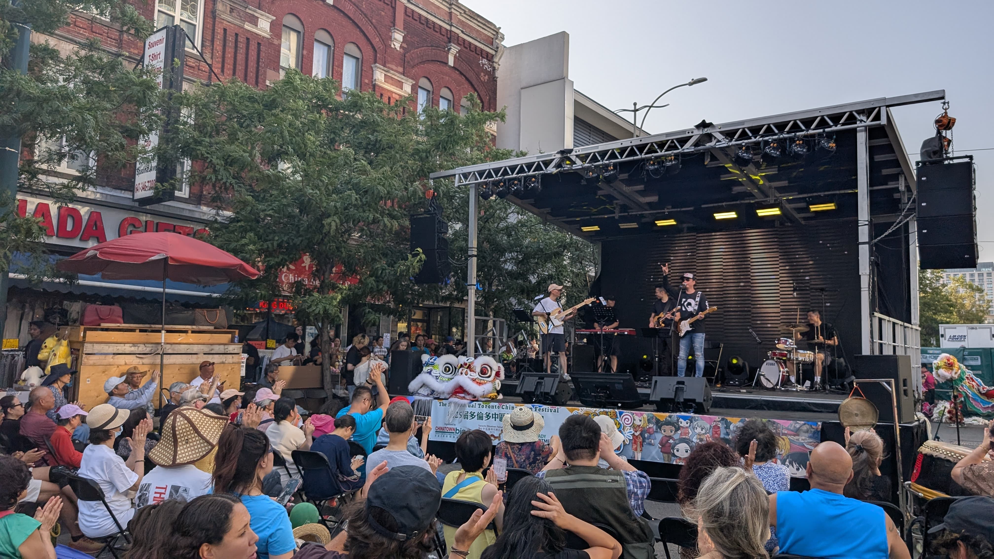 Full Stage Band Performance